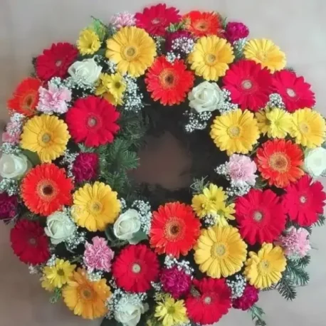 Biedermeierkranz Gerbera